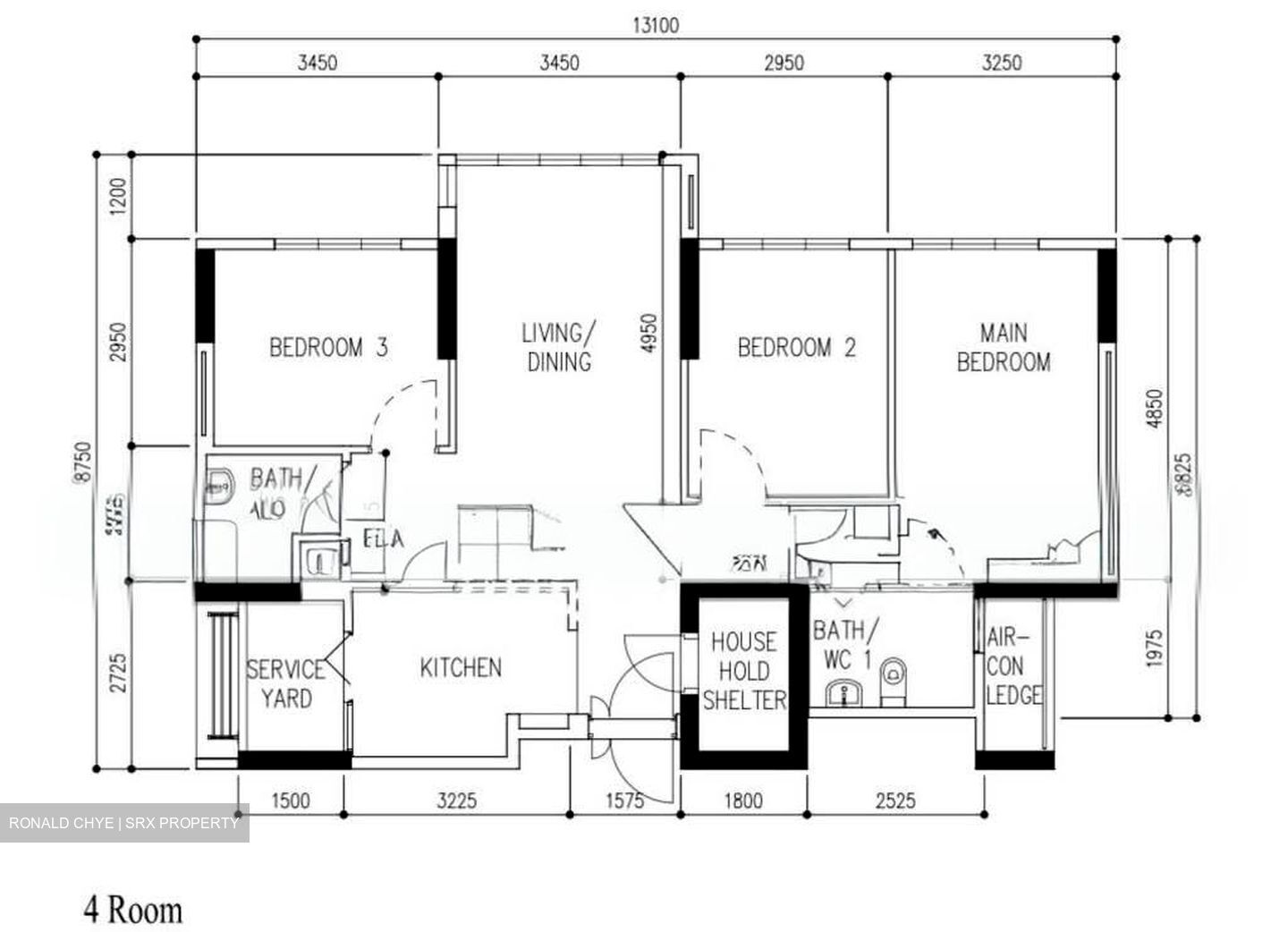 Blk 103B Alkaff Courtview (Toa Payoh), HDB 4 Rooms #537001251